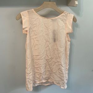 Light pink sheer blouse